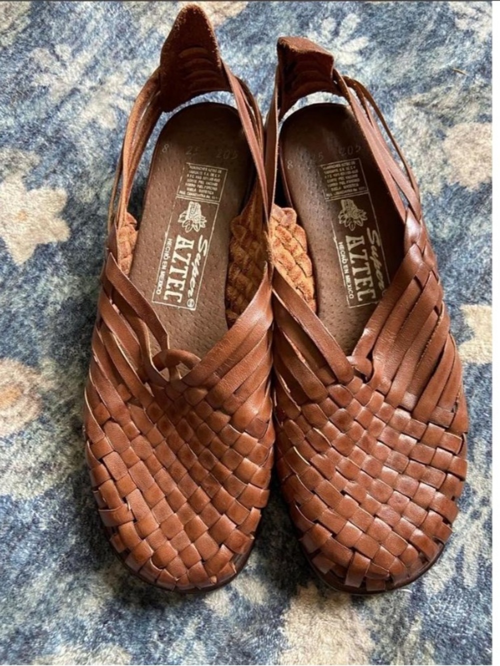 Authentic Huarache Aztec Slip On Sandals